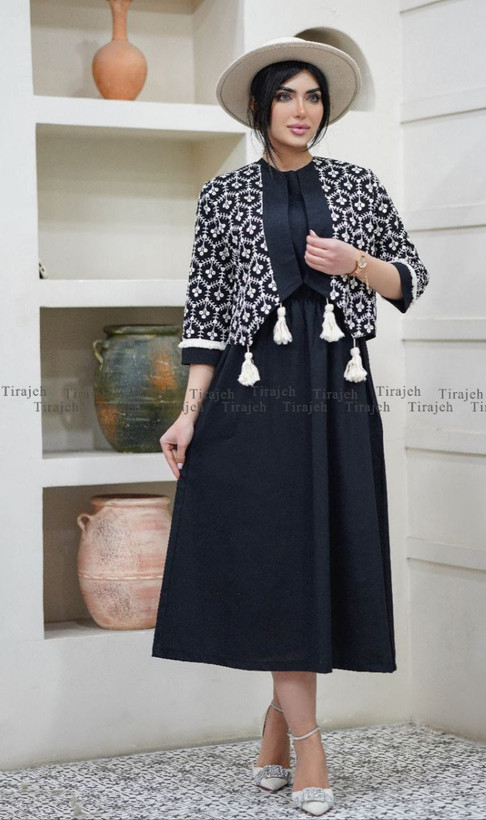 کت و سارافون آینه دوزی