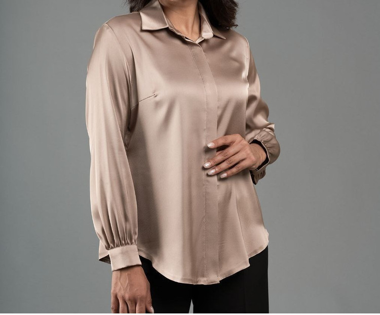 شومیز ساتن عیدانه و مجلسی