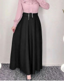 دامن کلوش قد 100 جنس مازراتی گرم بالا