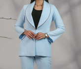 خرید کت زنانه ژاکارد آستر دار مغزی دوزی شده