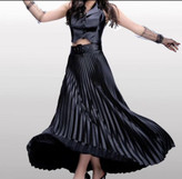 دامن پلیسه مشکی