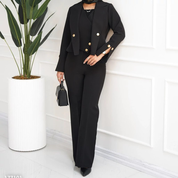 کت و شلوار و جلیقه مجلسی از جنس مازراتی ترک