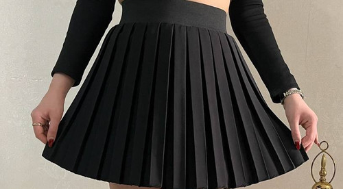 دامن پلیسه مازراتی کوتاه