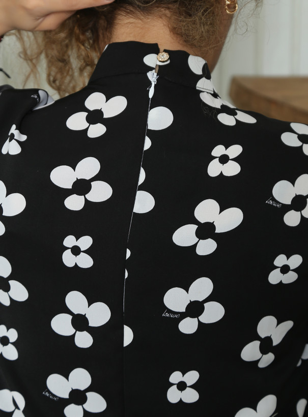 شومیز زنانه طرح قلب مرواریدی