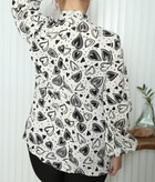 خرید و قیمت شومیز استین چین دار