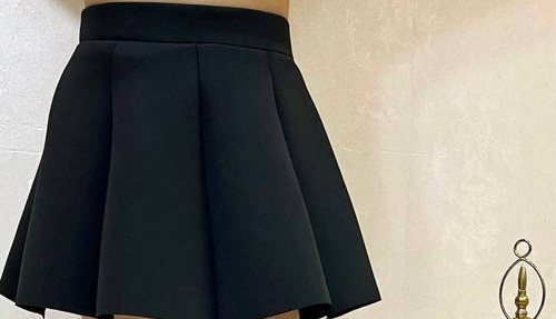 دامن غواصی چیندار دخترانه