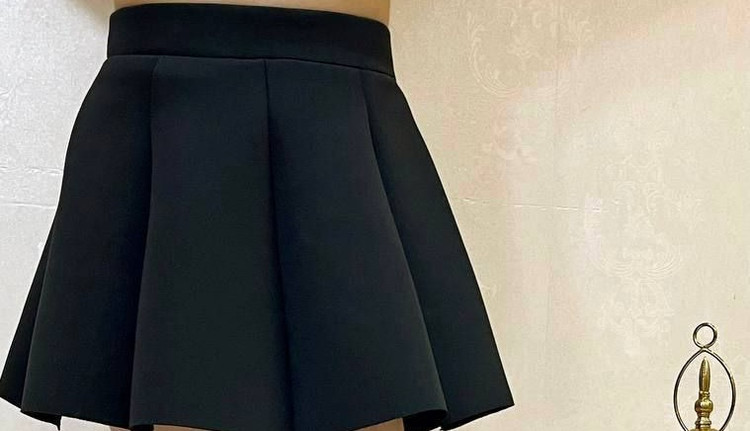 دامن غواصی چیندار دخترانه