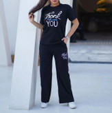 ست تیشرت و شلوار بگ سوپر پنبه LV (34619)