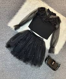 خرید وقیمت پیراهن عروسکی مروارید کوب