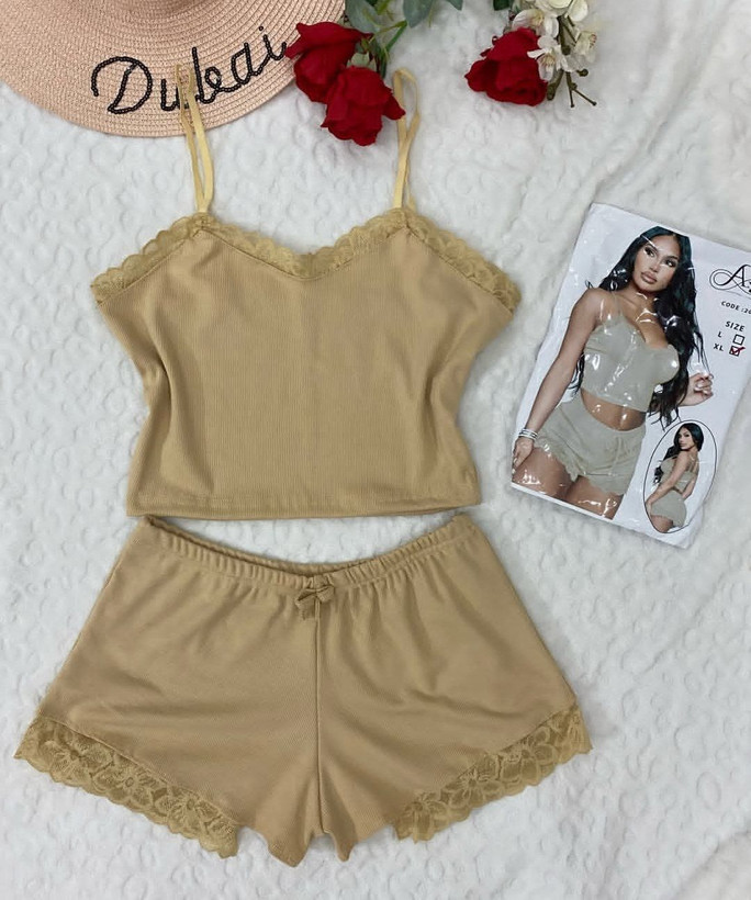 تاپ شلوارک کبریتی