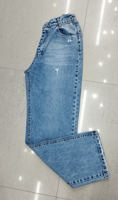 خرید شلوار جین زنانه واید لگ، نیم بگ