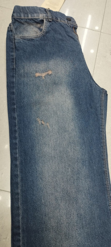 شلوار جین بگ تینت دار کد 23003