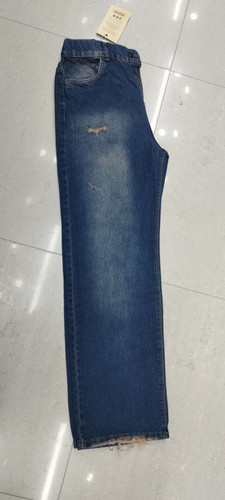 شلوار جین زنانه مدل نیم بگ کد 5001 - اویناز