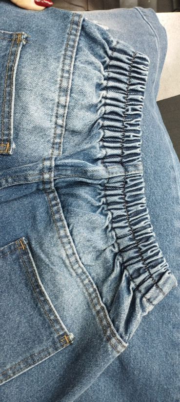 شلوار لی کمر کش زنانه مدل بگ ترب