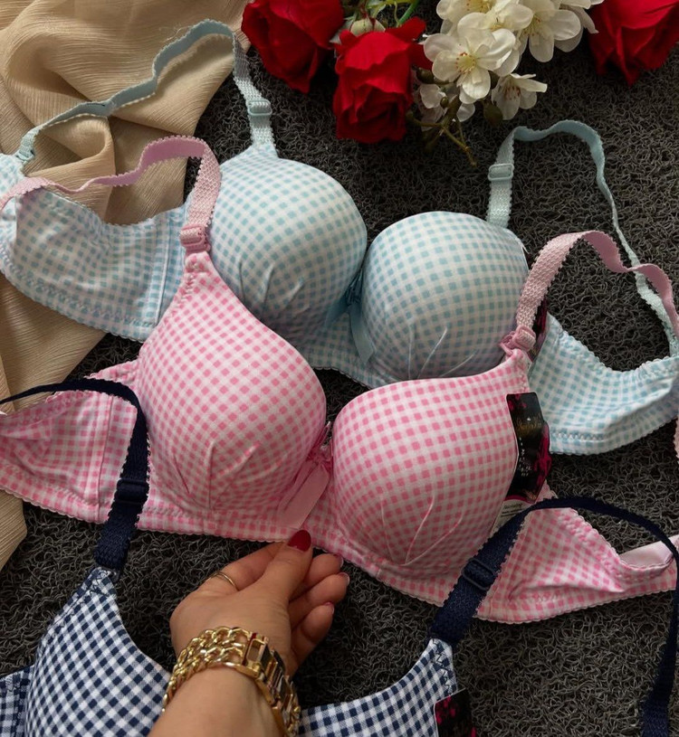 سوتین تک اسفنجی فانتزی بدون فنر وارداتی