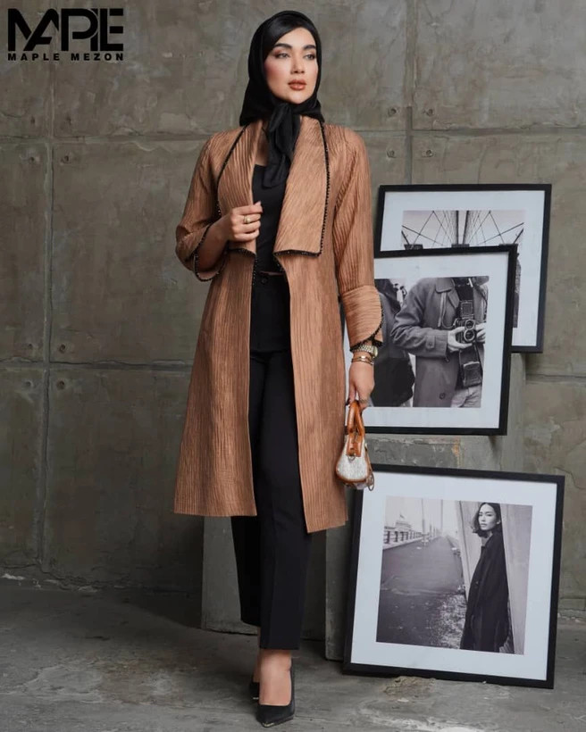 خرید و قیمت مانتو یقه مرواریدی