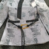 کت تک ژاکارد با بند دور کمر زنانه سبز زارا - ترب