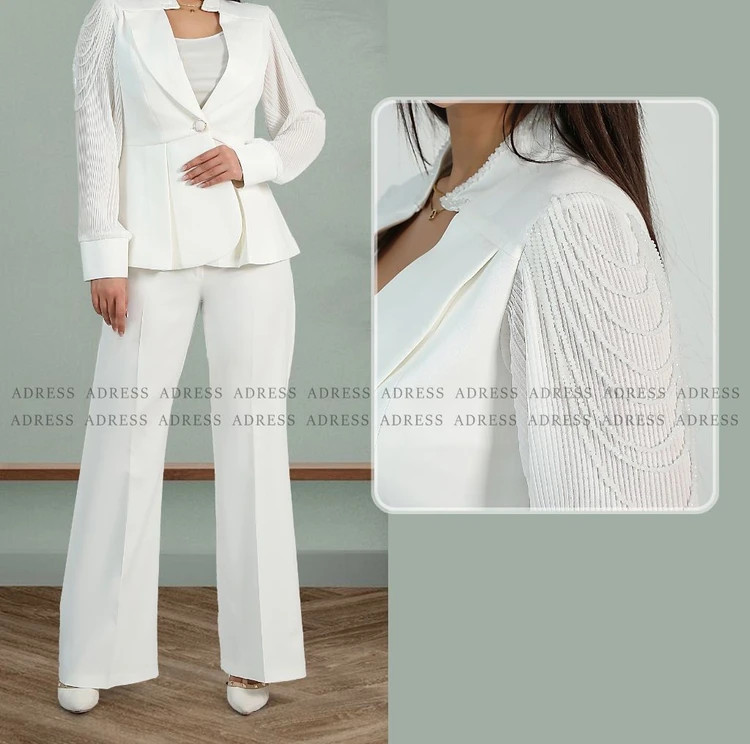 کت و شلوار مرواریدی