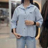 شومیز باکسی رنگ بندی