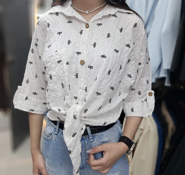 خرید و قیمت شومیز گره ای