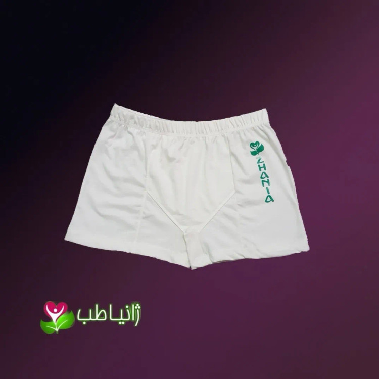 شورت نیم پا مردانه ژانیاطب صد در صد نخی ضد بو و قارچ مناسب مردانه و نوجوان