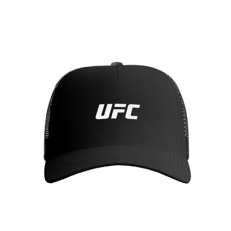 کلاه کپ پاد آفرین مدل UFC طرح ساده جنس کتان قابل تنظیم محافظت در برابر آفتاب