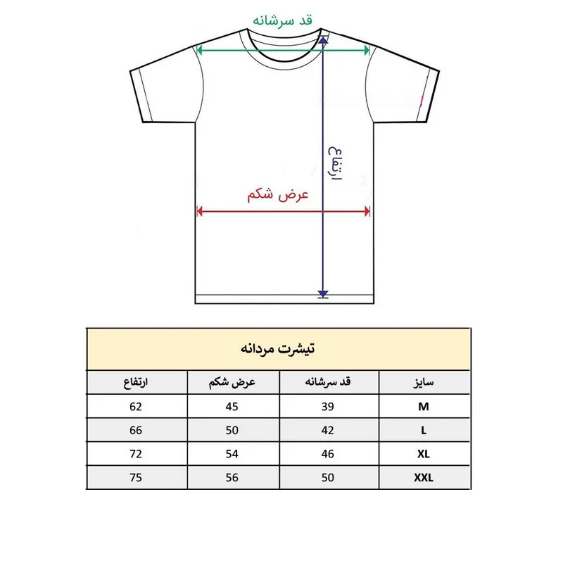 تی شرت آستین کوتاه مردانه پاد آفرین مدل کلمه انگلیسی
