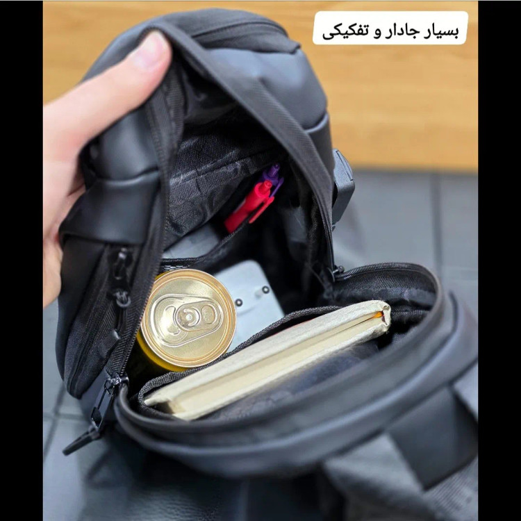 بادی بگ جادار قفل دار بنج BANGE ضد آب پارچه اسکین مردانه و زنانه